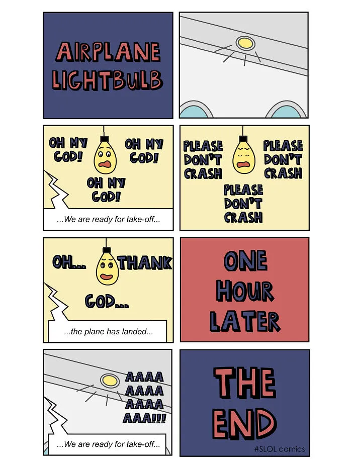 My 30 Comics Showing The Perspective Of A Lightbulb In A Funny Way