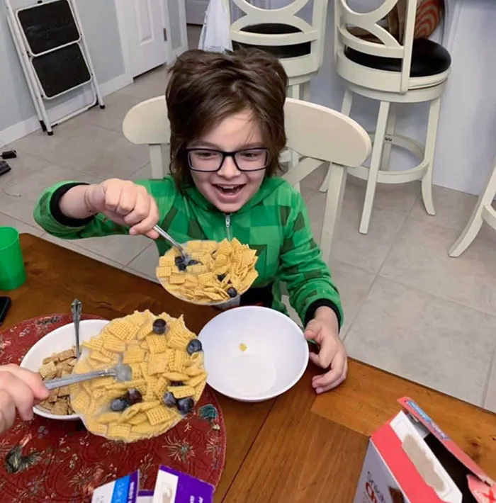 For April Fools, We Froze Their Cereal