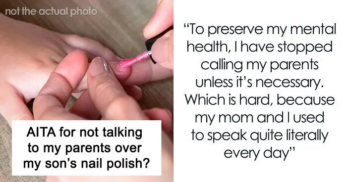 “There Is Zero Harm In Letting Him Express Himself”: Mom Stops Talking To Her Parents After What They Said About Her Son’s Nail Polish