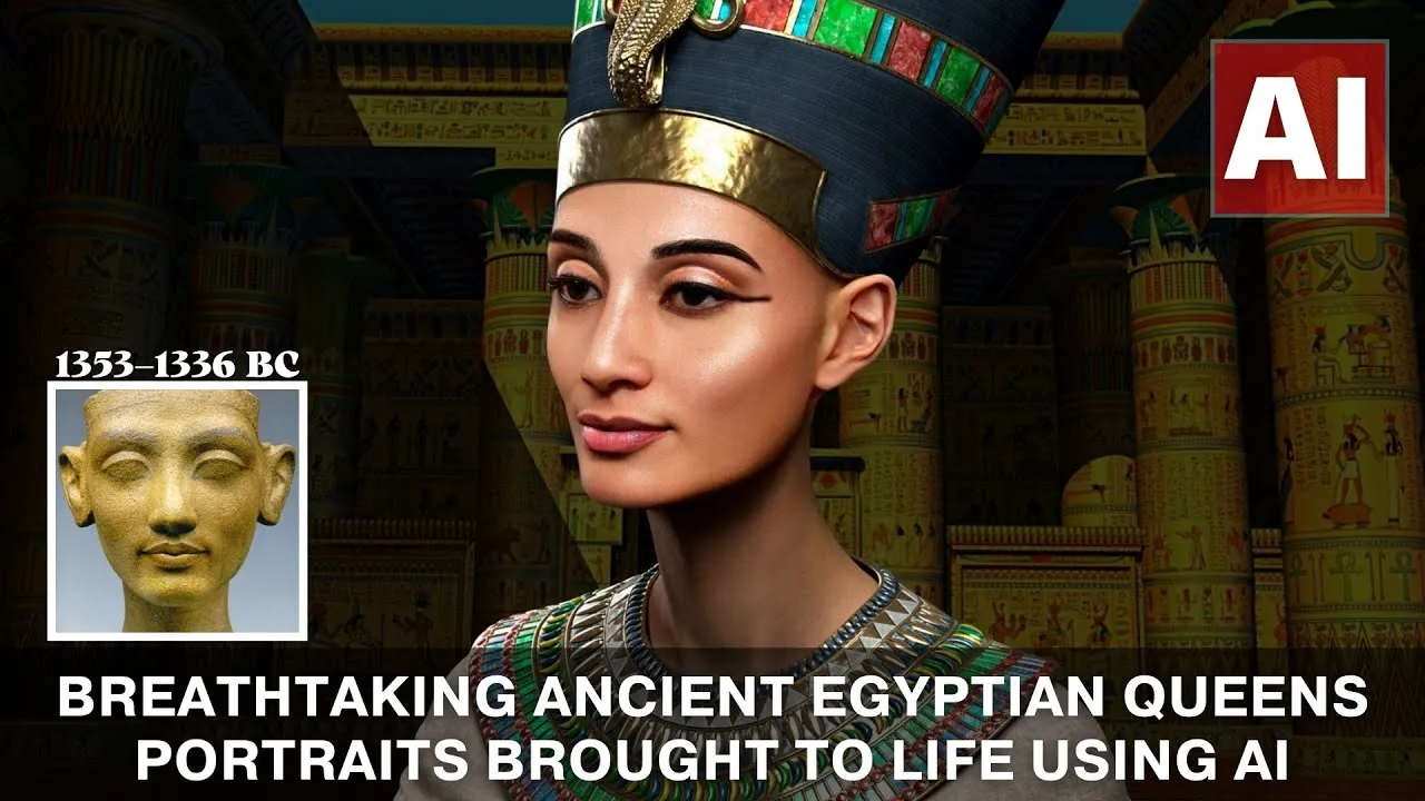 Breathtaking Ancient Egyptian Queens Portraits Brought To Life Using Ai Vol.2