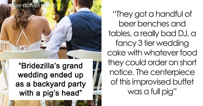 Bridezilla Ditches Her 'Poor' Friends Who Won't Look Good In Her Castle Wedding, Ends Up With A Backyard Pig Roast After The Castle Drops Her