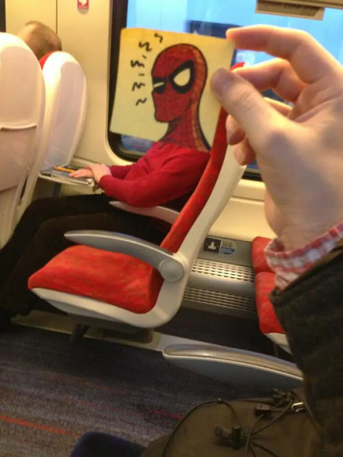 This Illustrator Turned Fellow Commuters Into Cartoonish Characters (21 Pics)