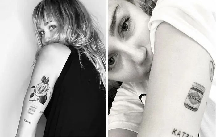 Miley Cyrus Tattoos