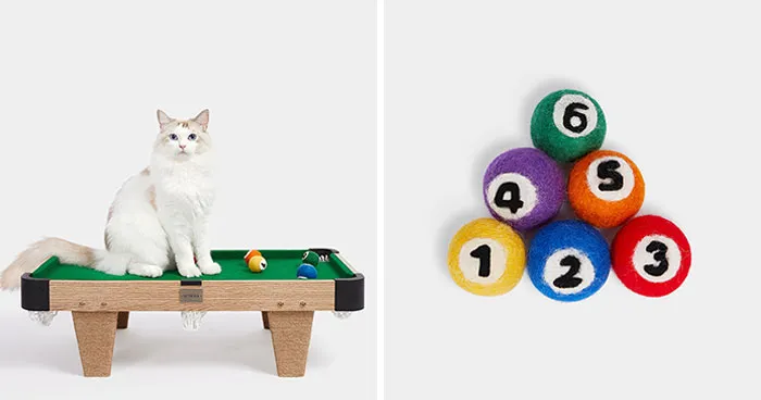 Interactive Mini Billiards For Cats: Perfect To Keep Your Pet Occupied