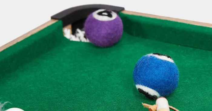 Interactive Mini Billiards For Cats: Perfect To Keep Your Pet Occupied