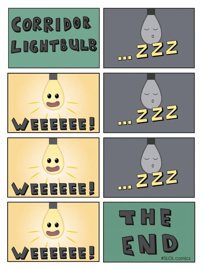 My 30 Comics Showing The Perspective Of A Lightbulb In A Funny Way