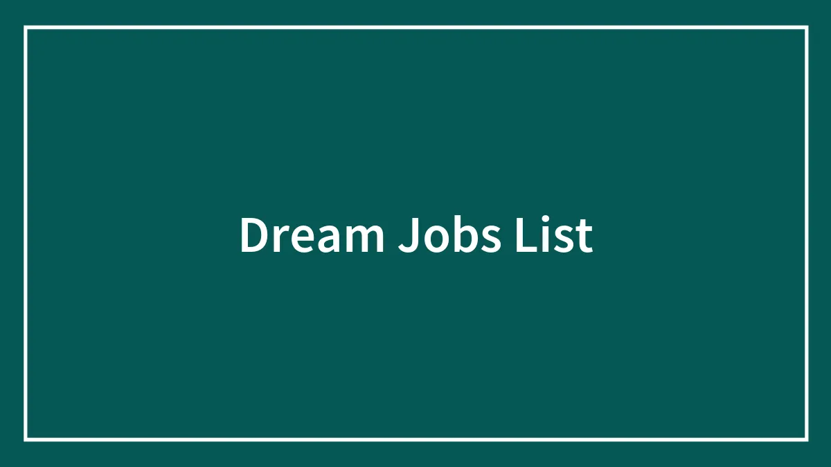 “What’s Your Dream Job?”: Here Are 62 Epic, Inspiring, And Honest Responses