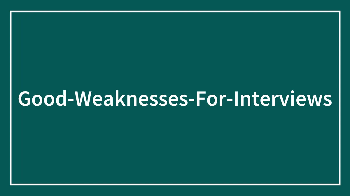 “What’s A Good Weakness To Mention In A Job Interview?”: People Went Wild With These Funny, Epic, And Sometimes Serious Answers