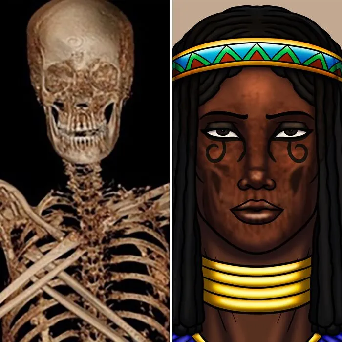 I Created Five Reconstructions Of Ancient Women Of Color Using Their Bones As Reference (5 Pics)