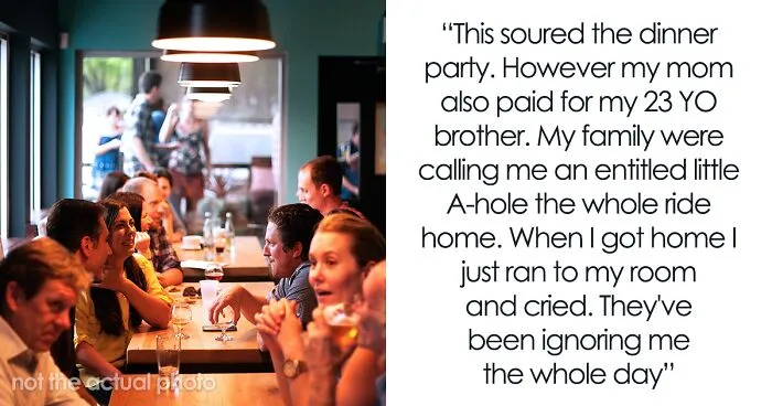 Person Shares How They Failed To Notice Key Cues That Their Parents Wouldn't Pay For Their 18th B-Day Dinner