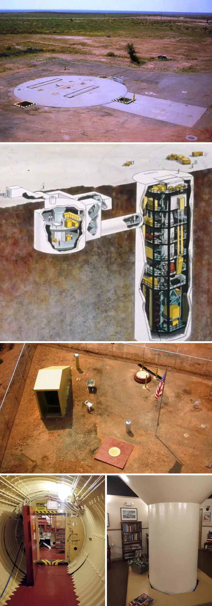 True Cold War Relic Atlas F Missile Silo / Bunker. Roswell, New Mexico, United States