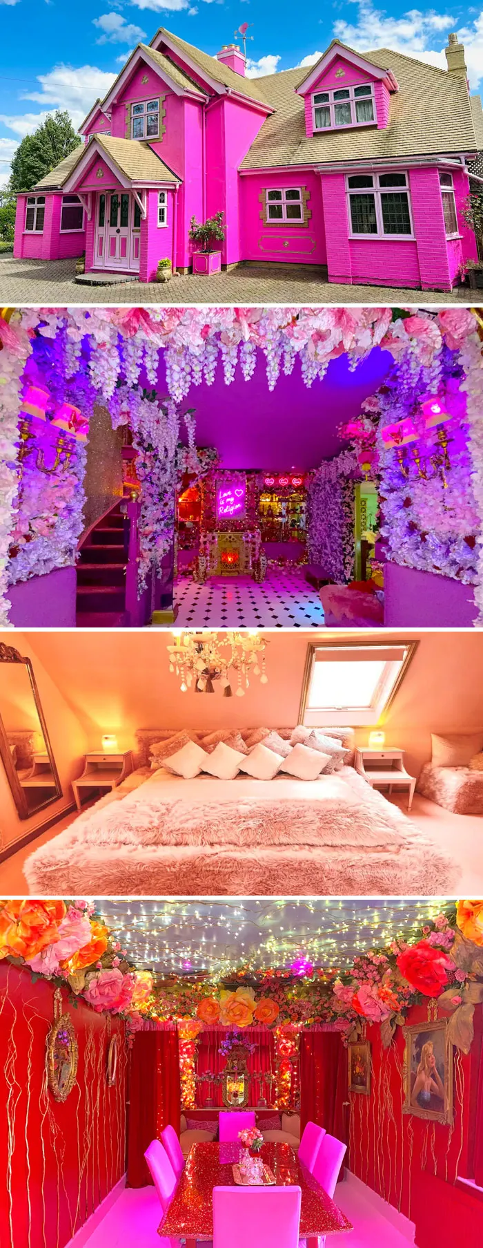 The Pink House. Tiptree, Essex, United Kingdom