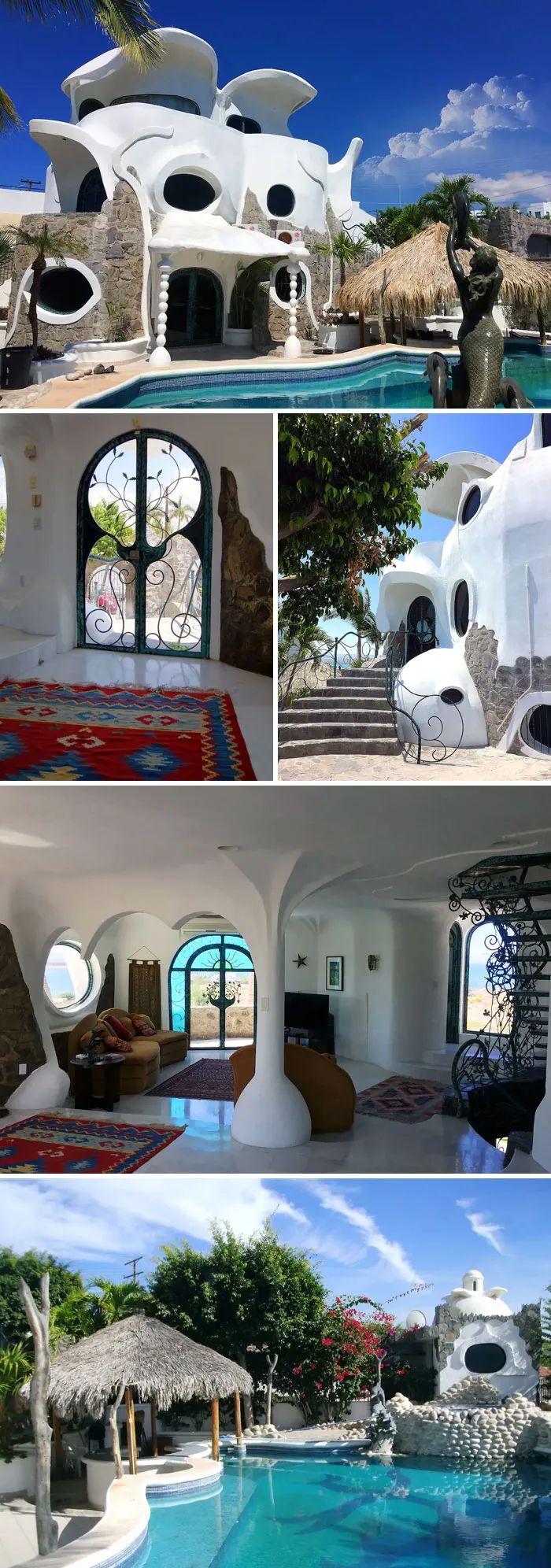 Gaudí Style House. La Paz, Baja California Sur, Mexico