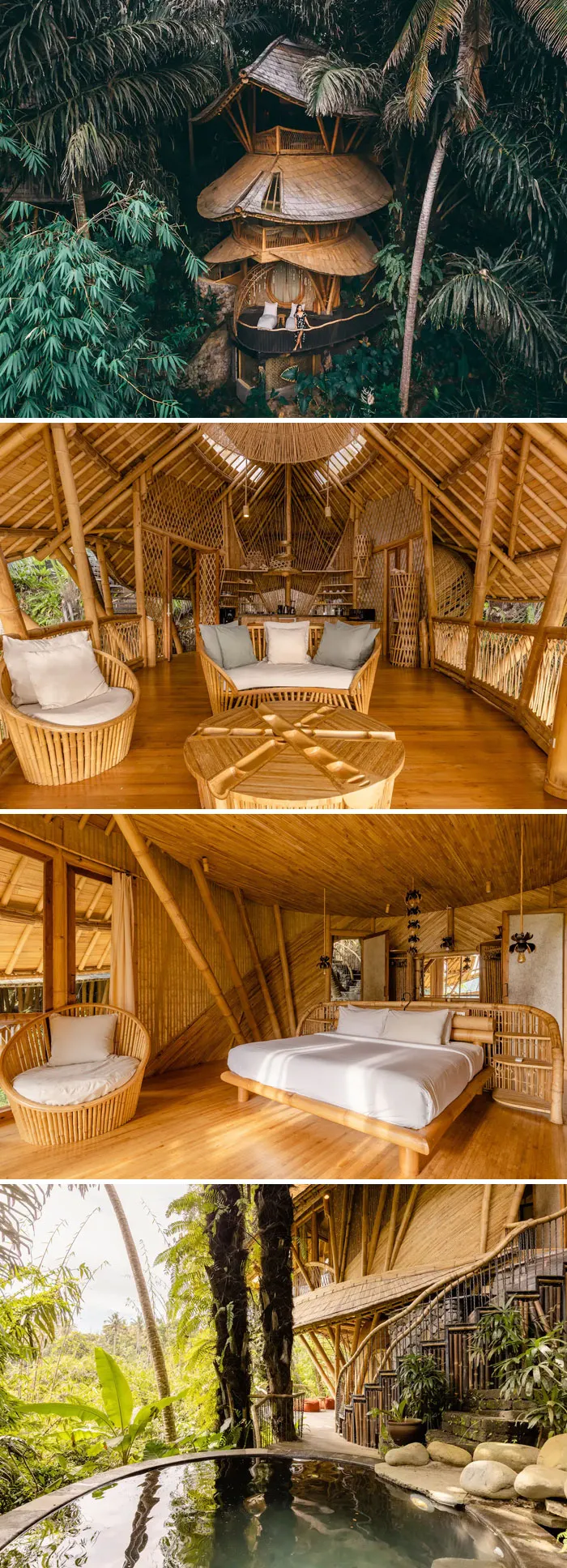 Eco Bamboo House. Abiansemal, Bali, Indonesia