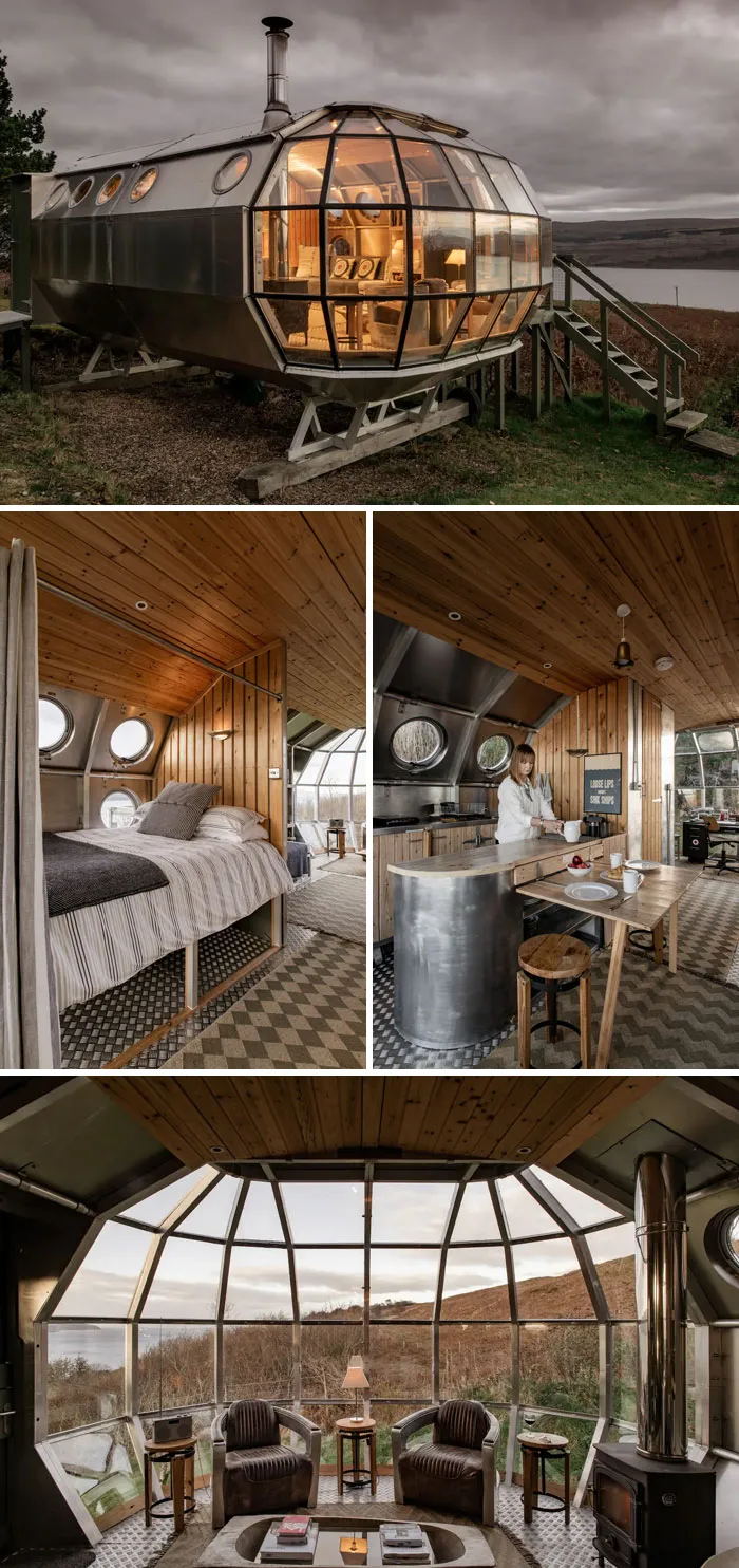 Unique And Secluded Airship With Breathtaking Highland Views. Drimnin, Scotland, United Kingdom