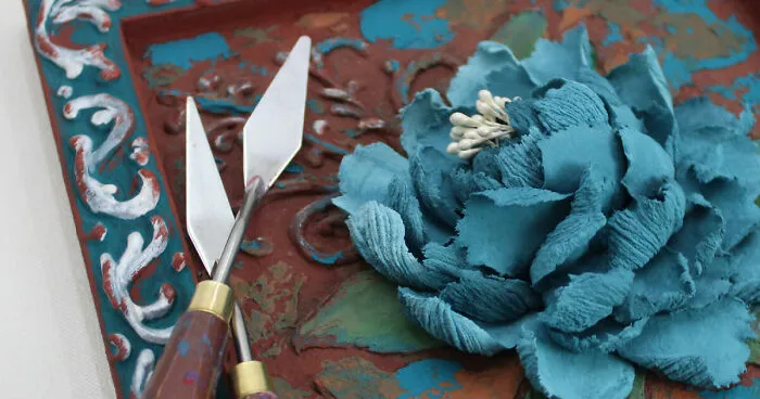 My 20 Floral 3D Paintings From Decorative Plaster