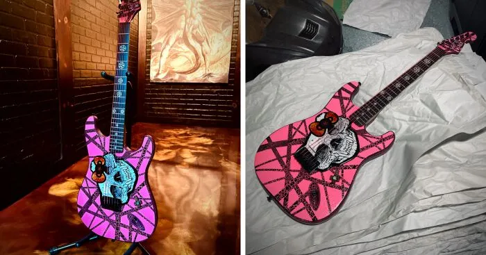 The Hell Kitty: My Own Version Of The Hello Kitty Guitar (5 Pics)