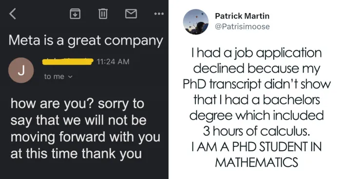 “Rejected In 5 Minutes”: 35 People Share The Most Unhinged Job Rejections They Were Unfortunate Enough To Receive