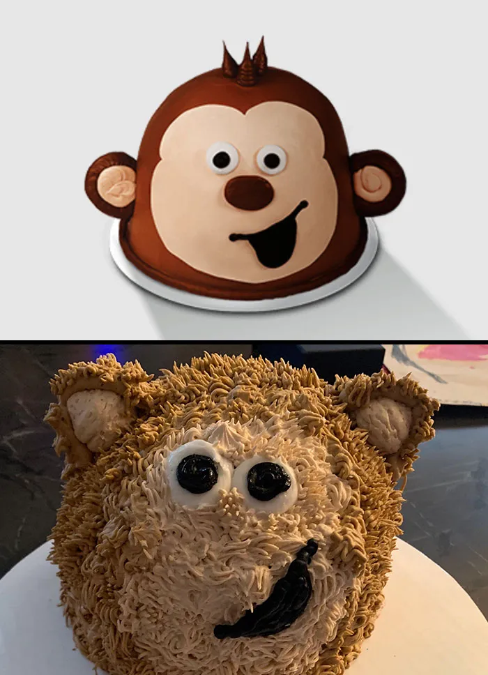 The Ice Cream Cake We Ordered vs. What We Received