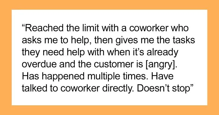 Person Is Done Taking On Coworker’s Work, Boss Ignores Them About It But Changes His Tune After They Put In Their Notice