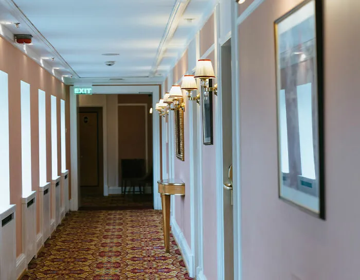 Collidor in hotel