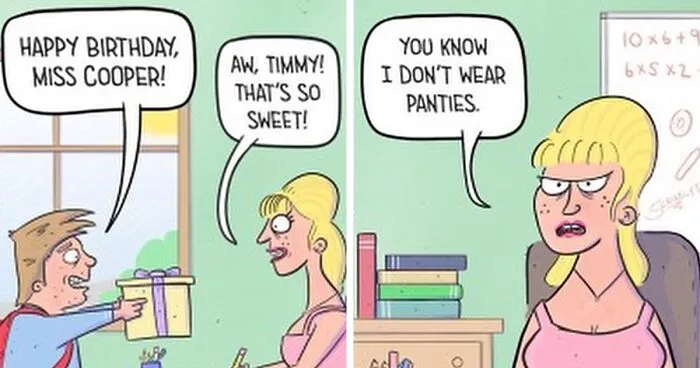 25 Unpredictable Comics With Dark Humor, Illustrated By Scribbly G (New Pics)