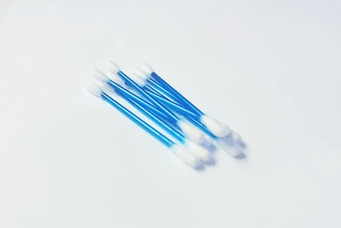 Some Q-Tips Scattered On Table 