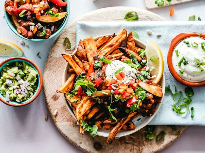 Colorful Food Platter 