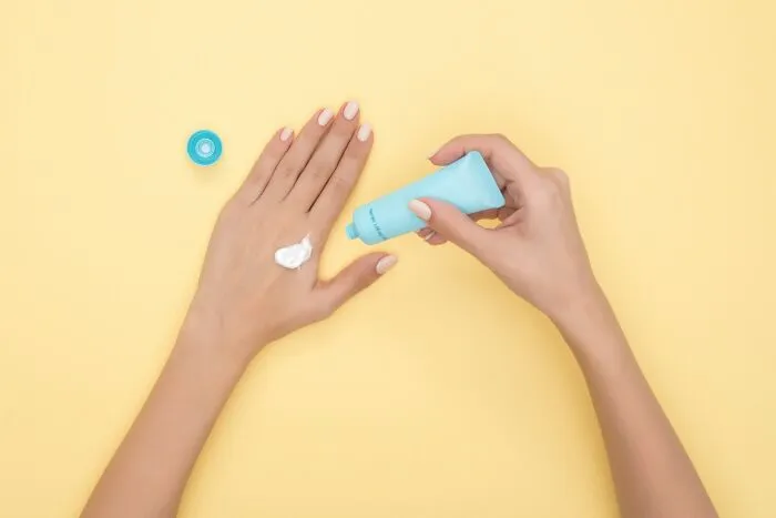 Hand Cream On Hand 