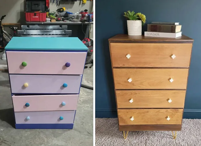 No estoy seguro de si esto cuenta como “restauración” o si solo le quité un poco el estilo de Pinterest, pero me agrada