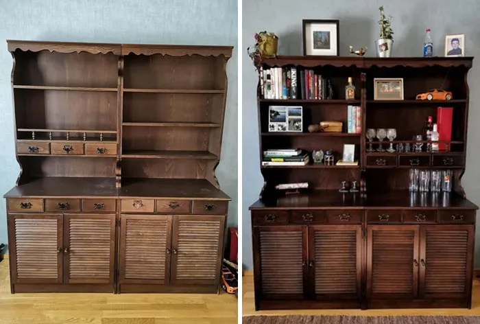 Got Me An Old, Damaged Bookcase For 5€