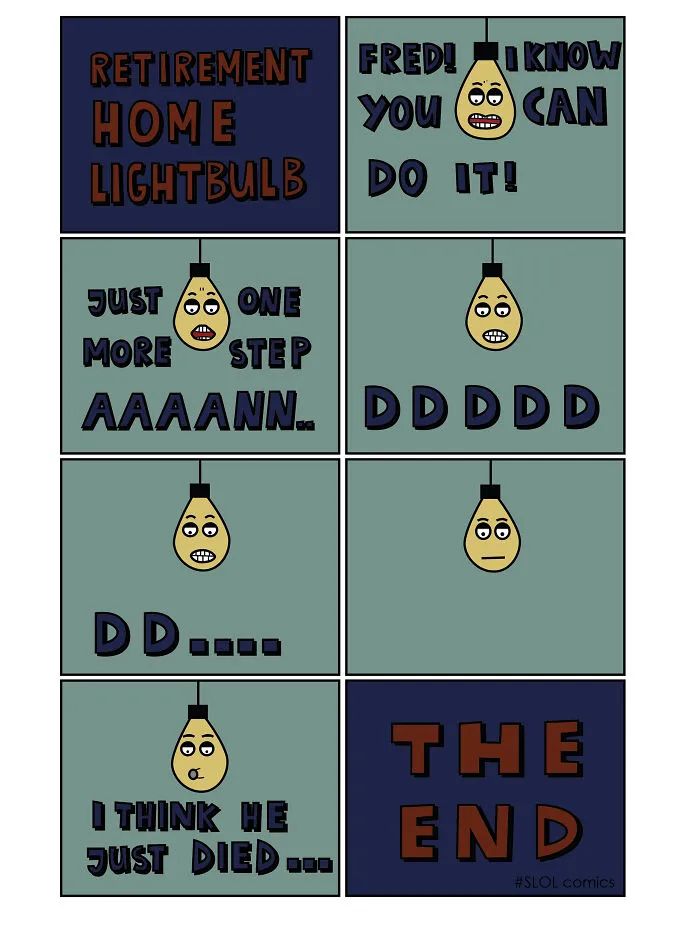 My 30 Comics Showing The Perspective Of A Lightbulb In A Funny Way