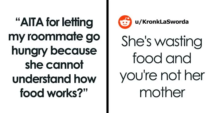 "Am I A Jerk For Letting My Roommate Go Hungry Because They Cannot Understand How Food Works?"