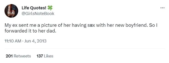 Revenge On Ex