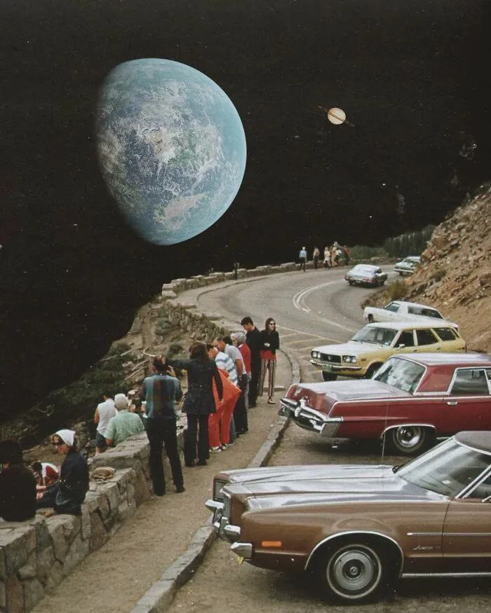 My 60 Surreal Collages That Combine Past And The Future Into Retro-Futuristic Artwork