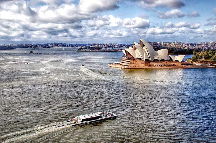 Photo of Sydney from bird"s view