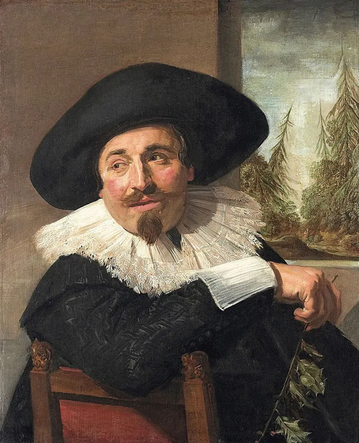 Portrait Of Isaak Abrahamsz. Massa By Frans Hals