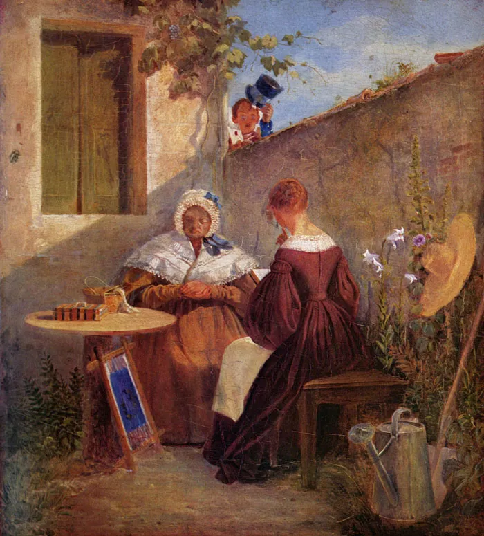 The Love Letter By Carl Spitzweg