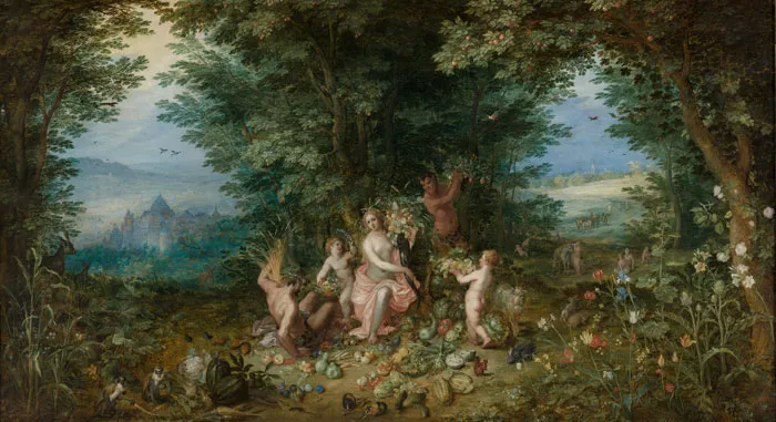 Allegory Of The Earth By Jan Brueghel The Elder