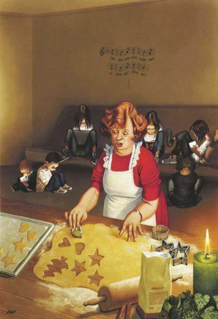 Lo que está mal con la sociedad actual captado en 28 nuevas y honestas ilustraciones de Gerhard Haderer