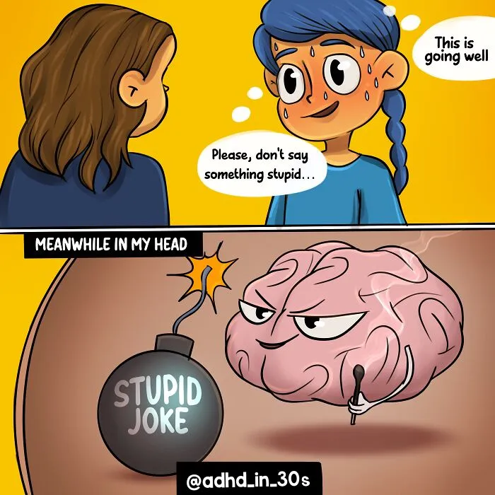 I Make Relatable Comics To Explain What It Is Like To Live With ADHD And Autism (24 Pics)