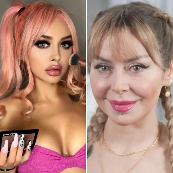 Instagram vs. realidad. Dice tener 27 años, pero… 