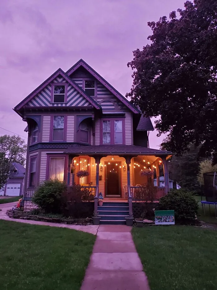 My House And A Pink Sky