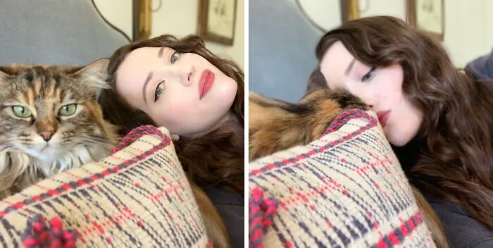 Kat Dennings With Millie