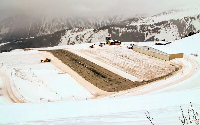 Courchevel Airport, France
