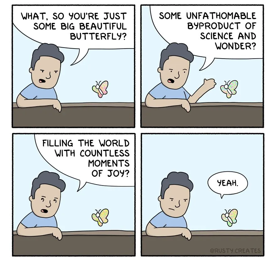 I Create Comics With Silly Humor And Random Twists, And Here Are 35 New Ones From This Year So Far