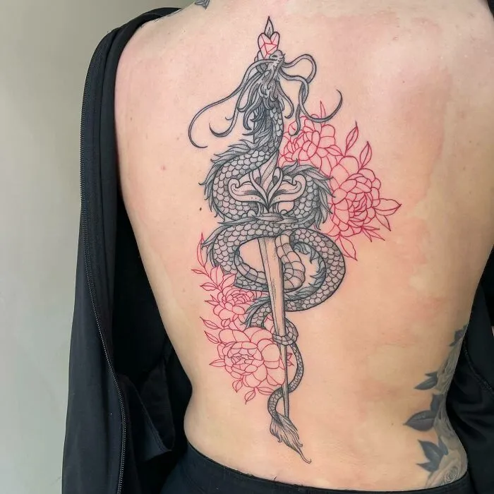 Another Day Another Red Ink Dragon
