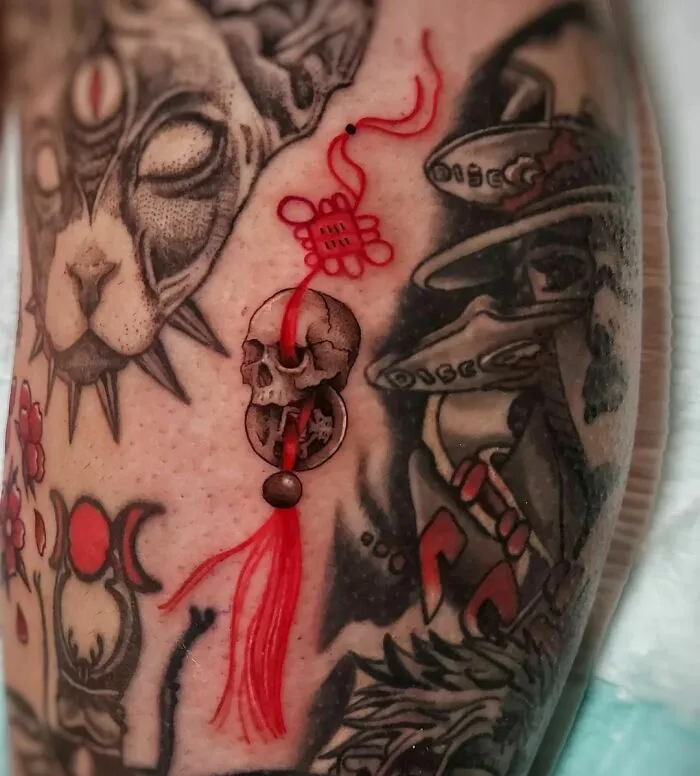 Charming Red Ink Gap Filler