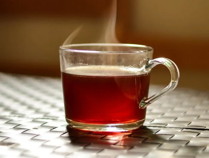 Hot Tea On Table 