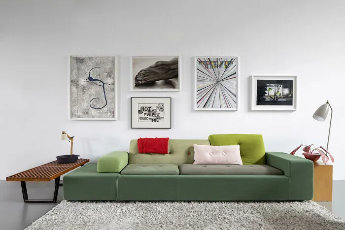 Monochrome Wall Art in the Living room 